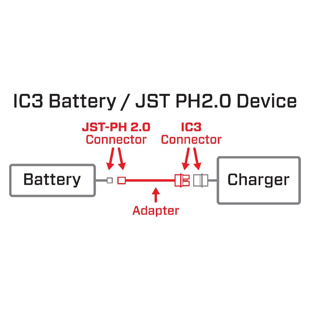 Spektrum Adapter: IC3 Battery / JST PH2.0 Device