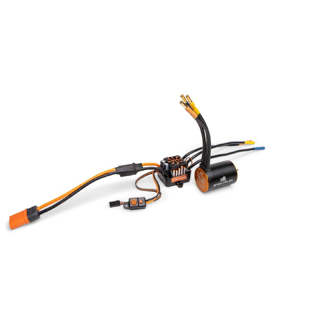 Spektrum Firma 100 Amp BL Smart ESC+ Motor Combo: No-Prep