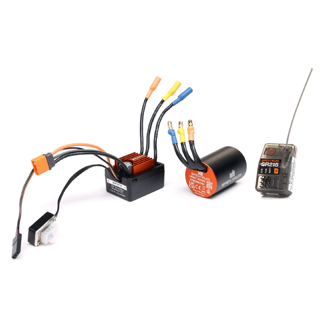 Spektrum Smart BL ESC / Motor / RX Combo: 1/12 Losi NASCAR