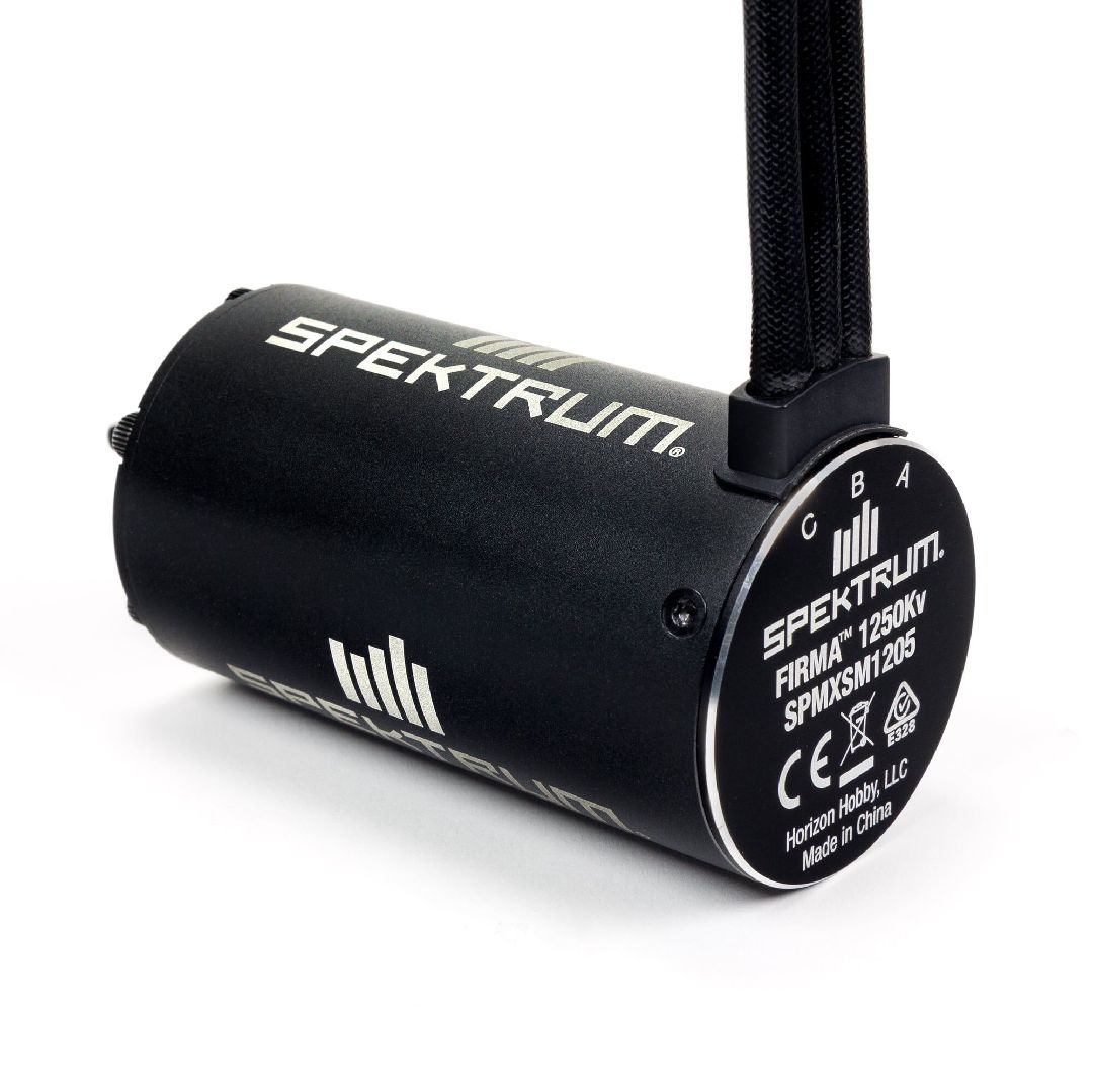 Spektrum Firma 4685 1250Kv 4-Pole Brushless Motor: 8mm