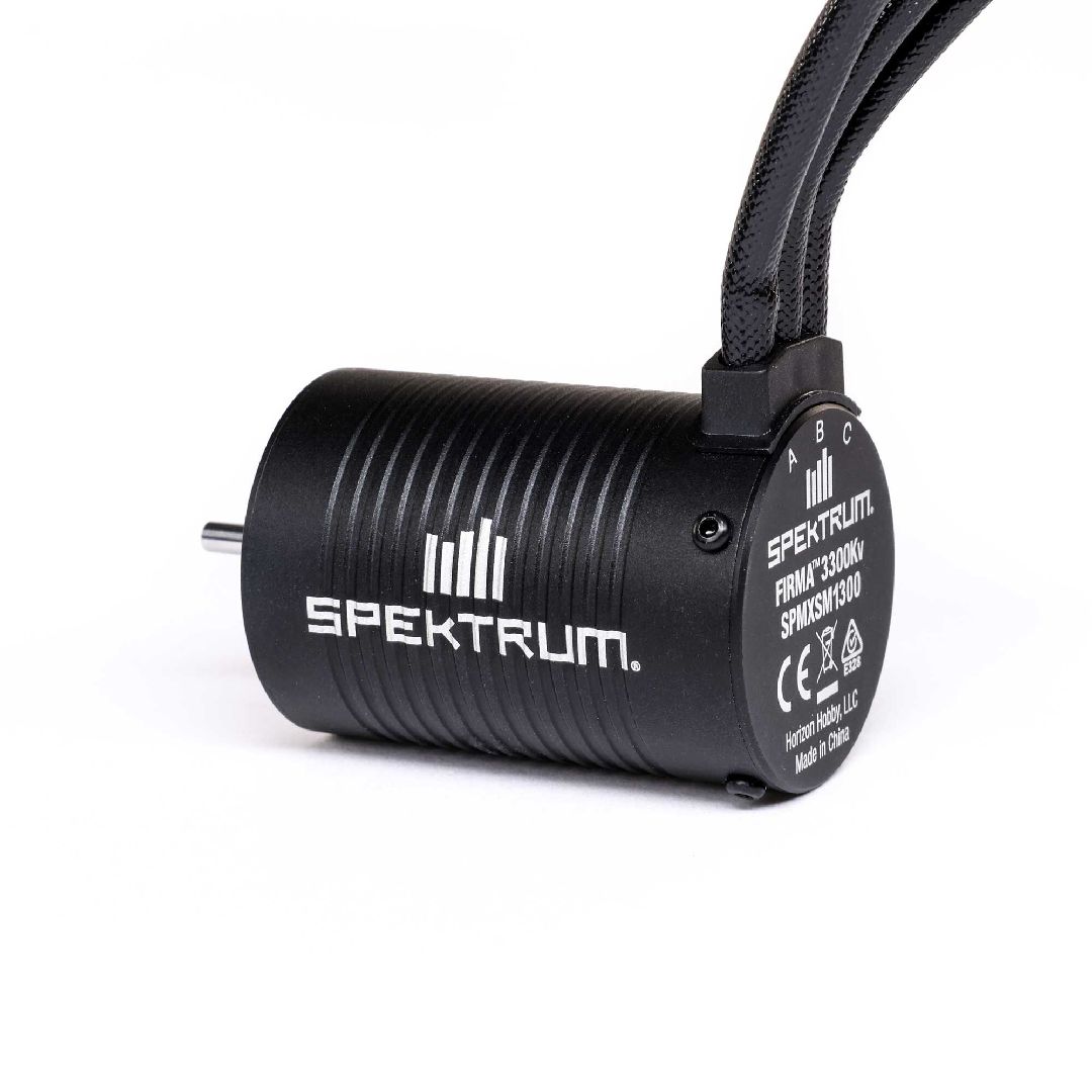 Spektrum Firma 3652 3300Kv 4-Pole Brushless Motor: 3.175mm