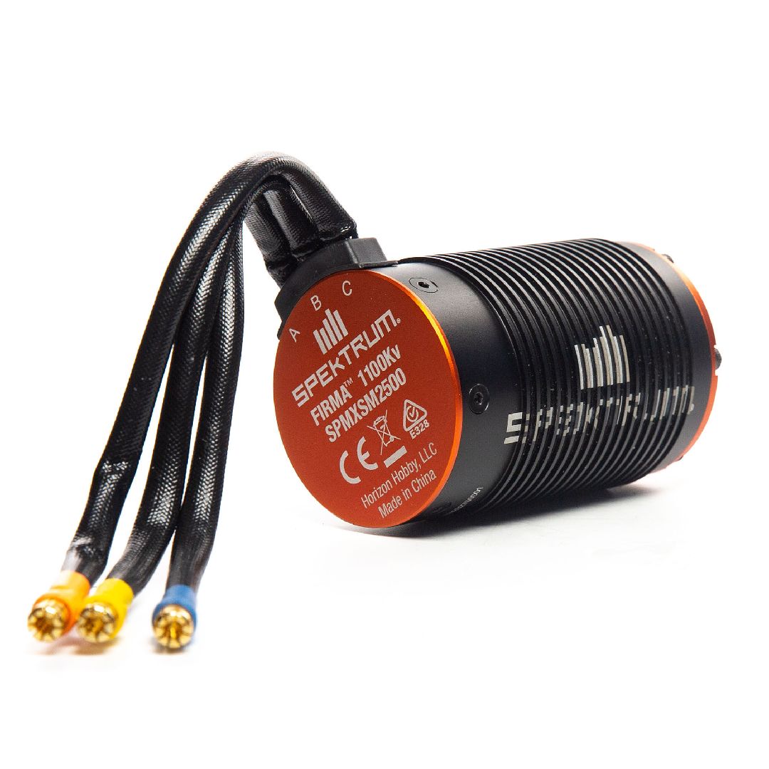 Spektrum Firma 5687 1100Kv 4-Pole Brushless Motor: 8mm