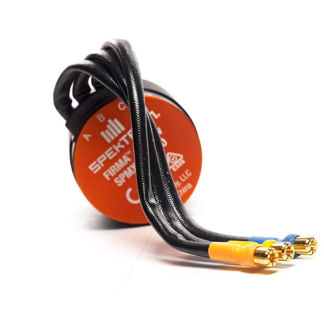 Spektrum Firma 5687 1100Kv 4-Pole Brushless Motor: 8mm