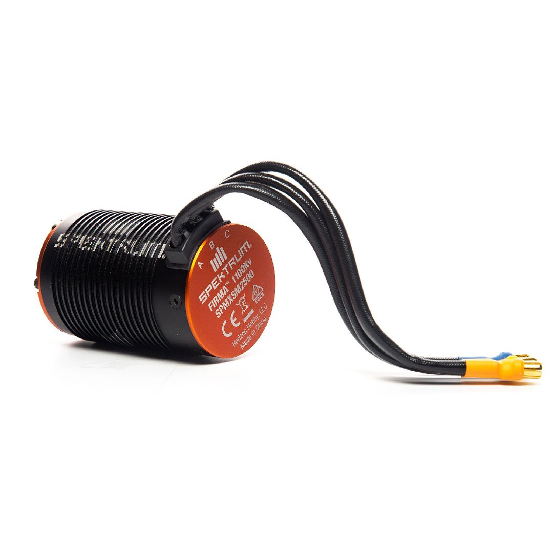 Spektrum Firma 5687 1100Kv 4-Pole Brushless Motor: 8mm