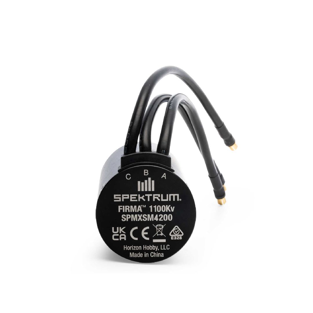 Spektrum Firma 5687 1100KV 4-Pole Brushless Motor: 8mm