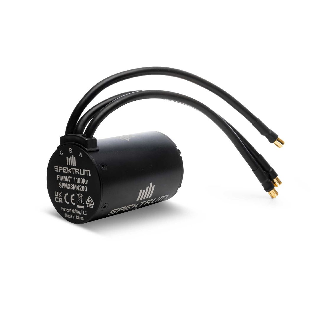 Spektrum Firma 5687 1100KV 4-Pole Brushless Motor: 8mm