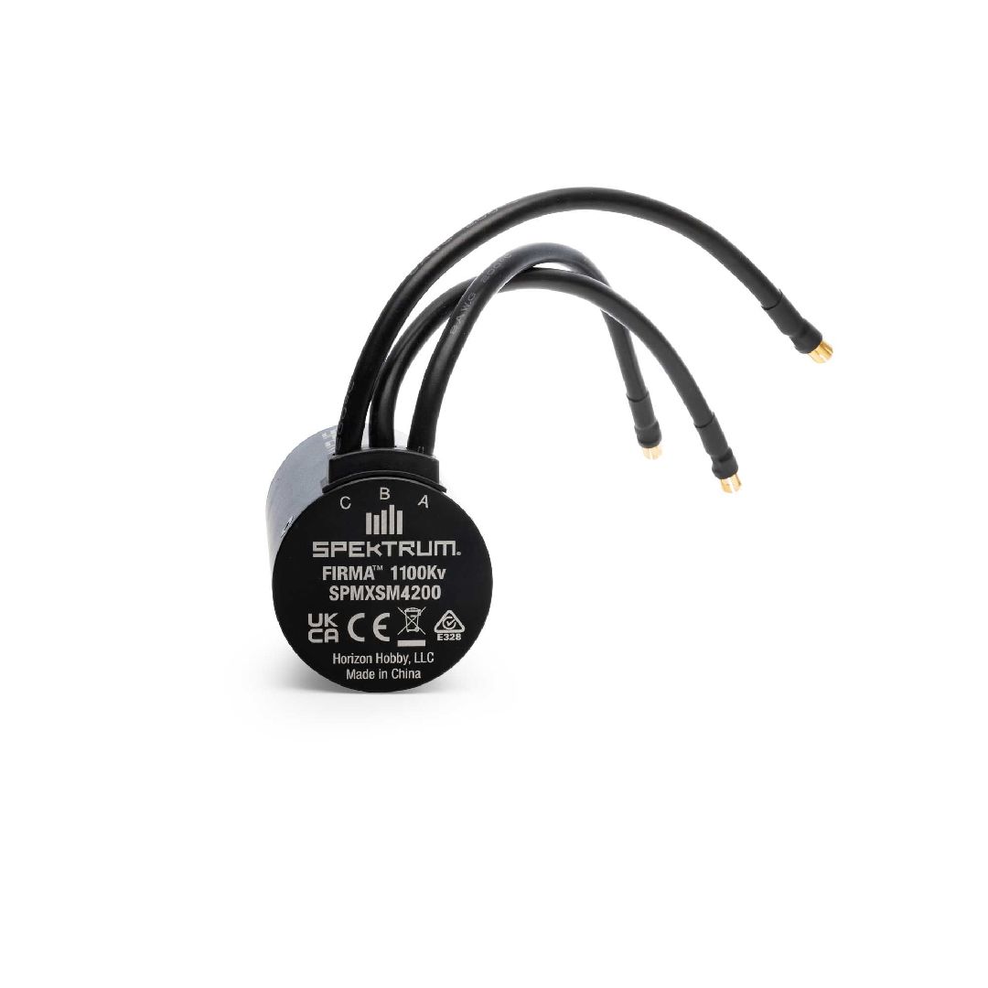 Spektrum Firma 5687 1100KV 4-Pole Brushless Motor: 8mm
