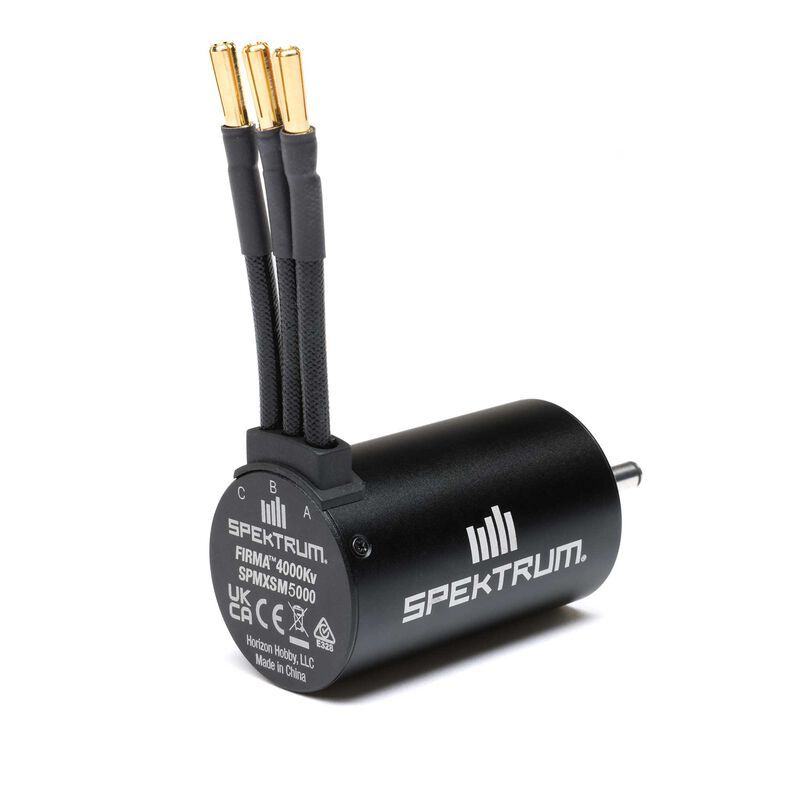 Spektrum Firma 3660 4000Kv 4 Pole Sensorless Brushless: 5mm