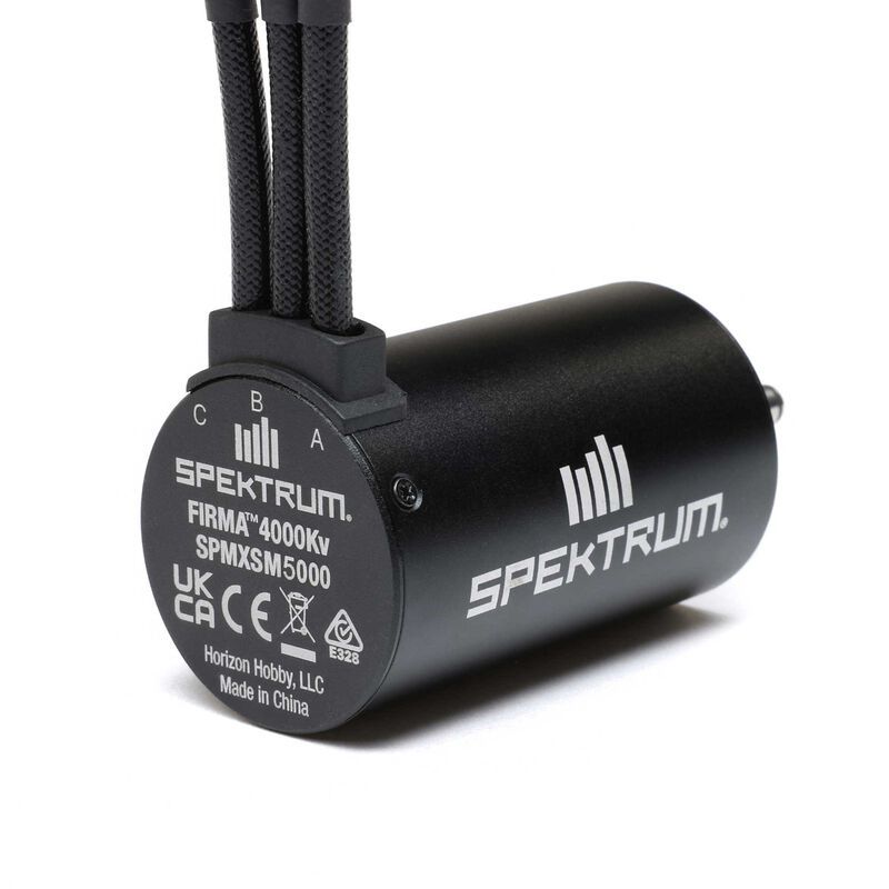 Spektrum Firma 3660 4000Kv 4 Pole Sensorless Brushless: 5mm