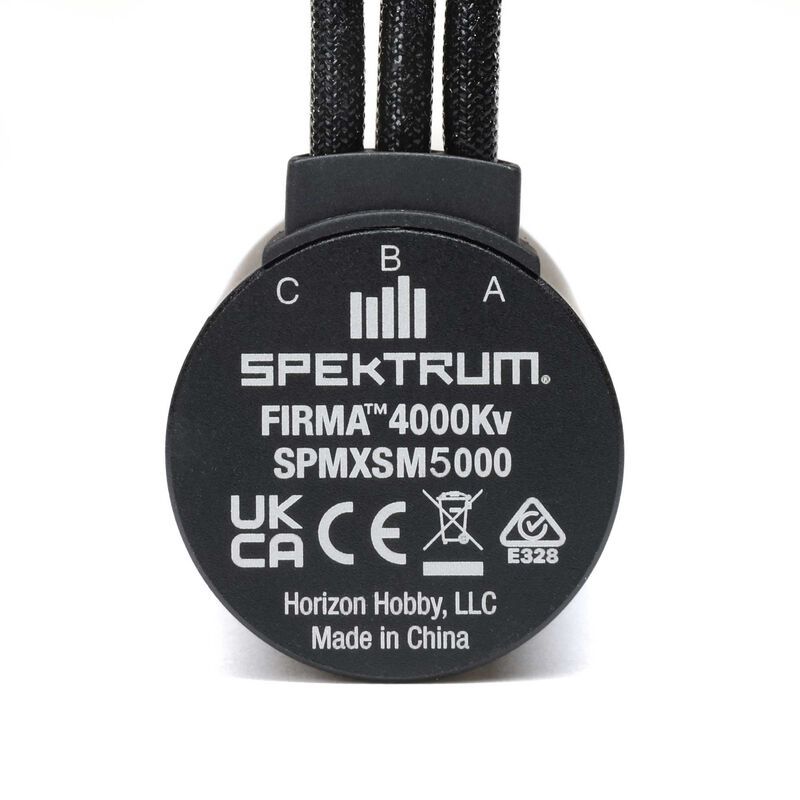 Spektrum Firma 3660 4000Kv 4 Pole Sensorless Brushless: 5mm