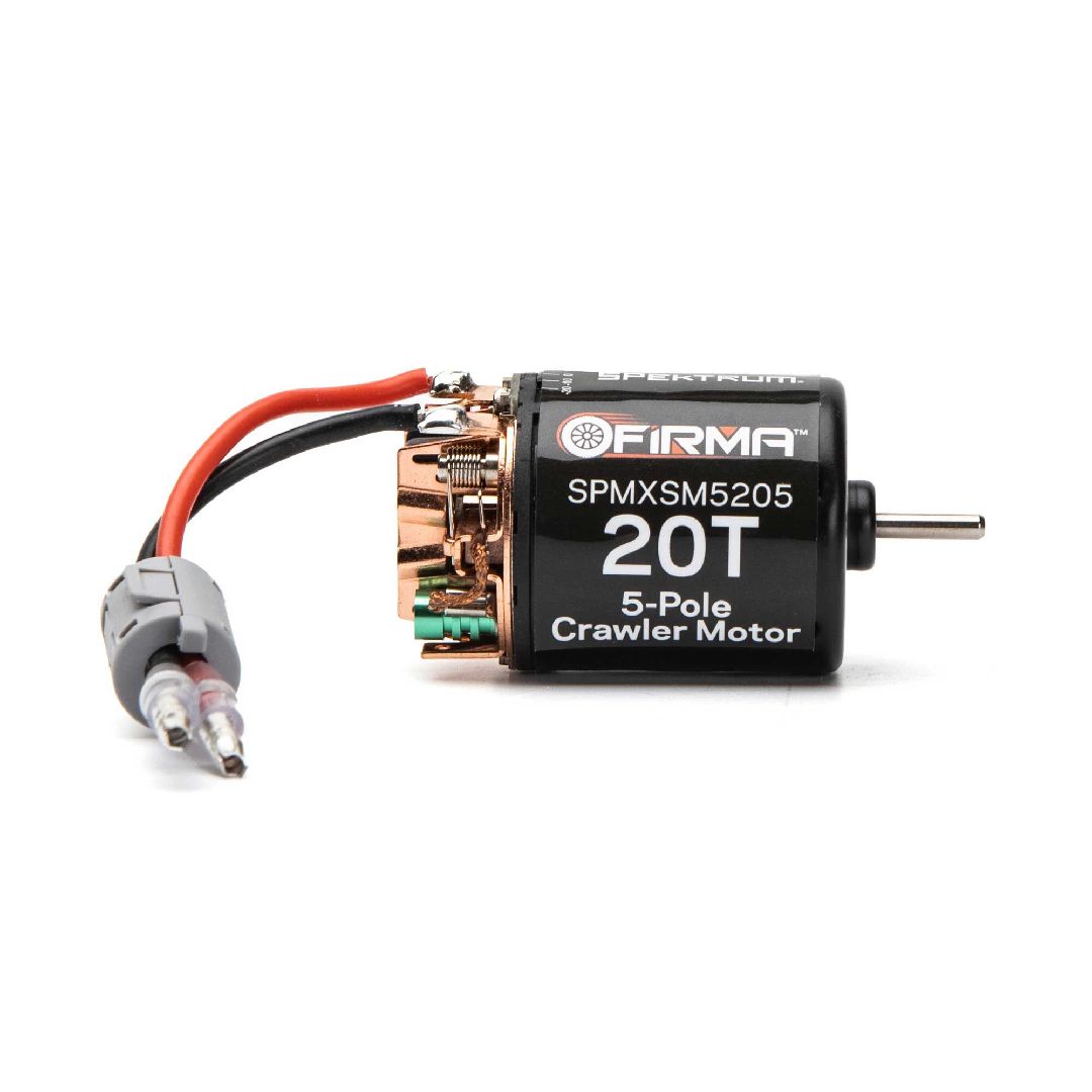 Spektrum Firma 20T Rebuildable 5 Pole Brushed Crawler Motor