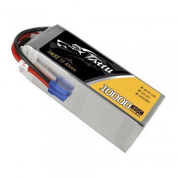 Tattu 22.2V 30C 6S 10000mAh Lipo Battery Pack EC5