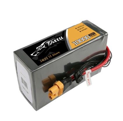 Tattu 10000mAh 12S 44.4V 30C LiPo Battery Pack for UAV Drone