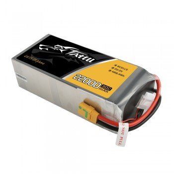 Tattu 22.2V 30C 6S 22000mAh Lipo Battery with XT90-S Plug - UAV