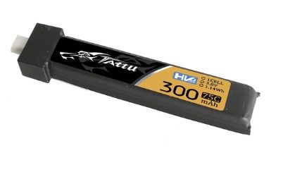 Tattu 300mAh 1S1P 3.8V 75C High Voltage LiPo Battery Pack