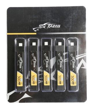 Tattu 300mAh 1S1P 3.8V 75C High Voltage LiPo Battery Pack