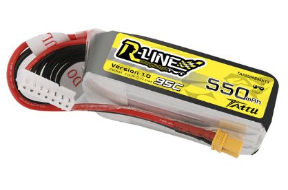 Tattu - 1440 -R-Line 550mAh 22.2V 95C 6 LiPo Battery w/XT30 Plug - Click Image to Close