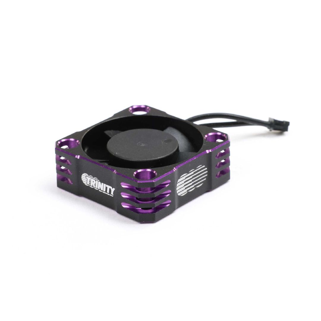 Trinity Aluminum 30x30mm Purple Fan
