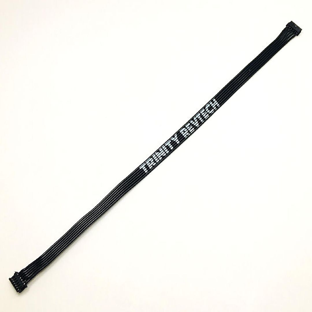 Trinity Flat Sensor Wire With TRINITY Logo White 100mm