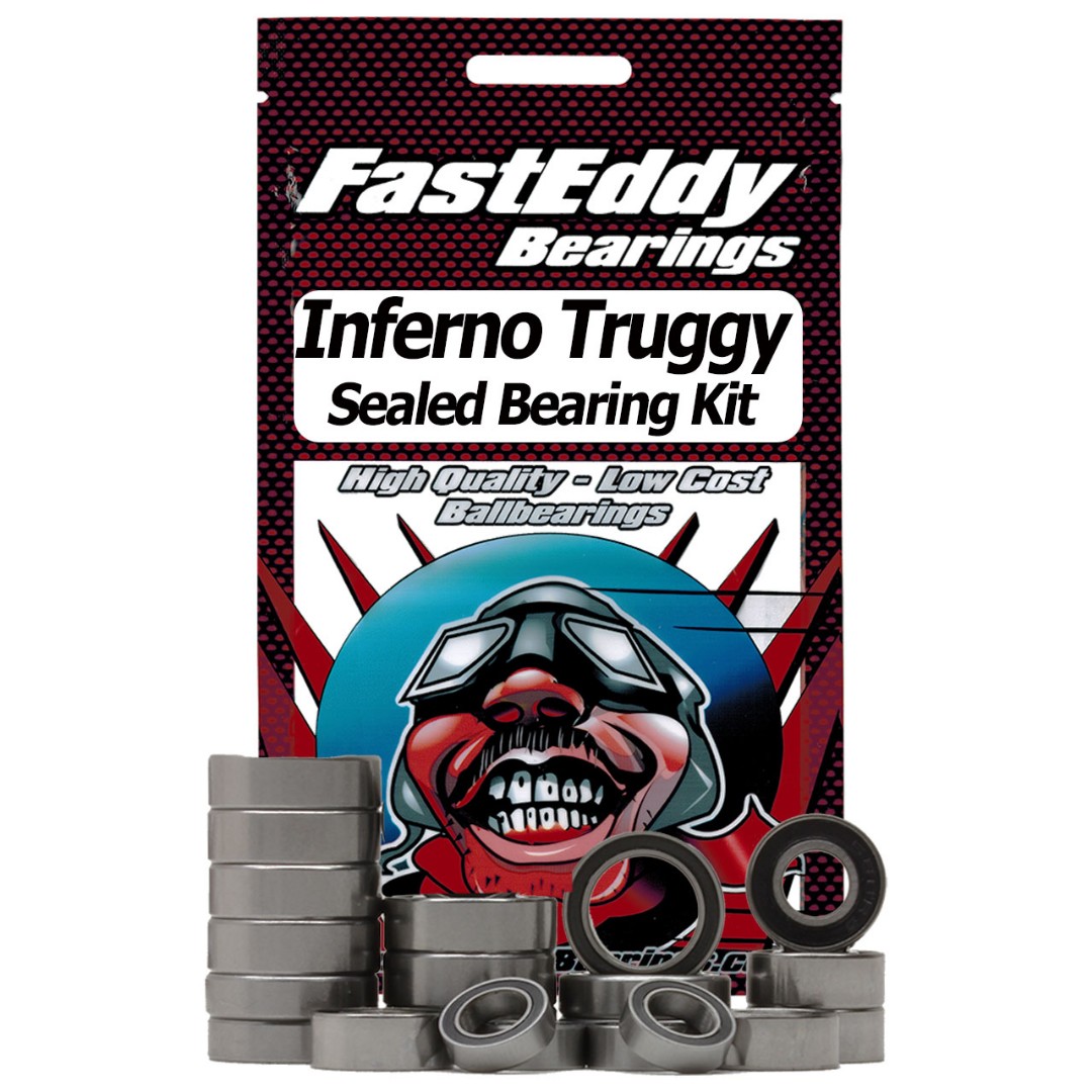 Fast Eddy Kyosho Inferno Truggy Sealed Bearing Kit - Click Image to Close
