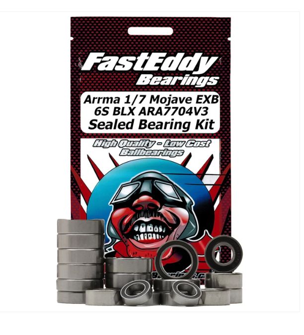 Fast Eddy Arrma 1/7 Mojave EXB 6S ARA7704V3 Sealed Bearing Kit
