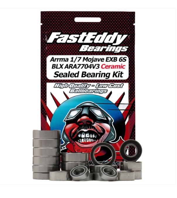 Fast Eddy Arrma 1/7 Mojave EXB 6S ARA7704V3 Ceramic Sealed Beari