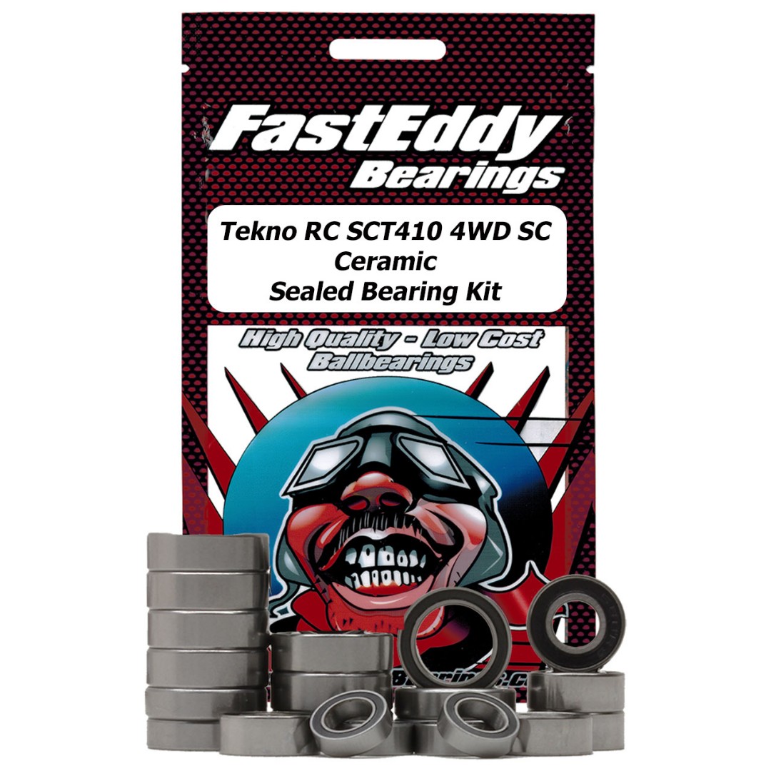 Fast Eddy Tekno RC SCT410 4WD SC Ceramic Sealed Bearing Kit - Click Image to Close