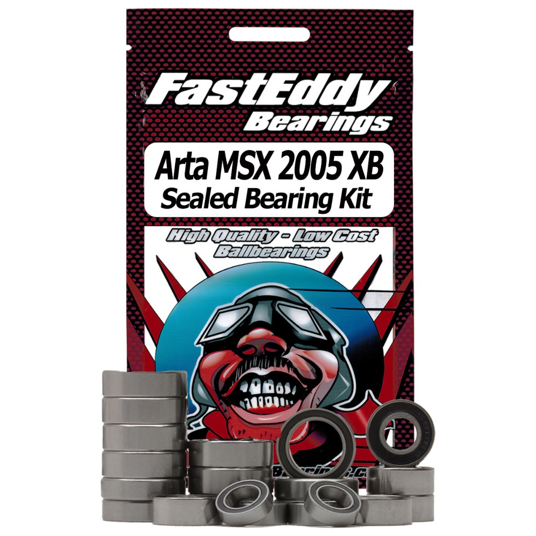 Fast Eddy Tamiya Arta MSX 2005 XB (TT-01) Sealed Bearing Kit