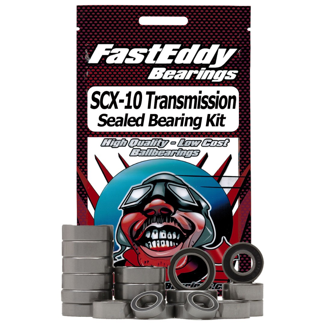 Fast Eddy Axial SCX10 Transmission Sealed Bearing Kit - Click Image to Close
