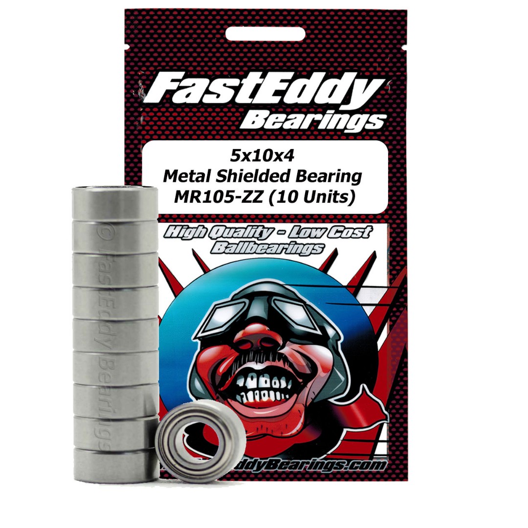 Fast Eddy Tamiya 1050 Metal Shielded Replacement Bearing 5X10X4 - Click Image to Close