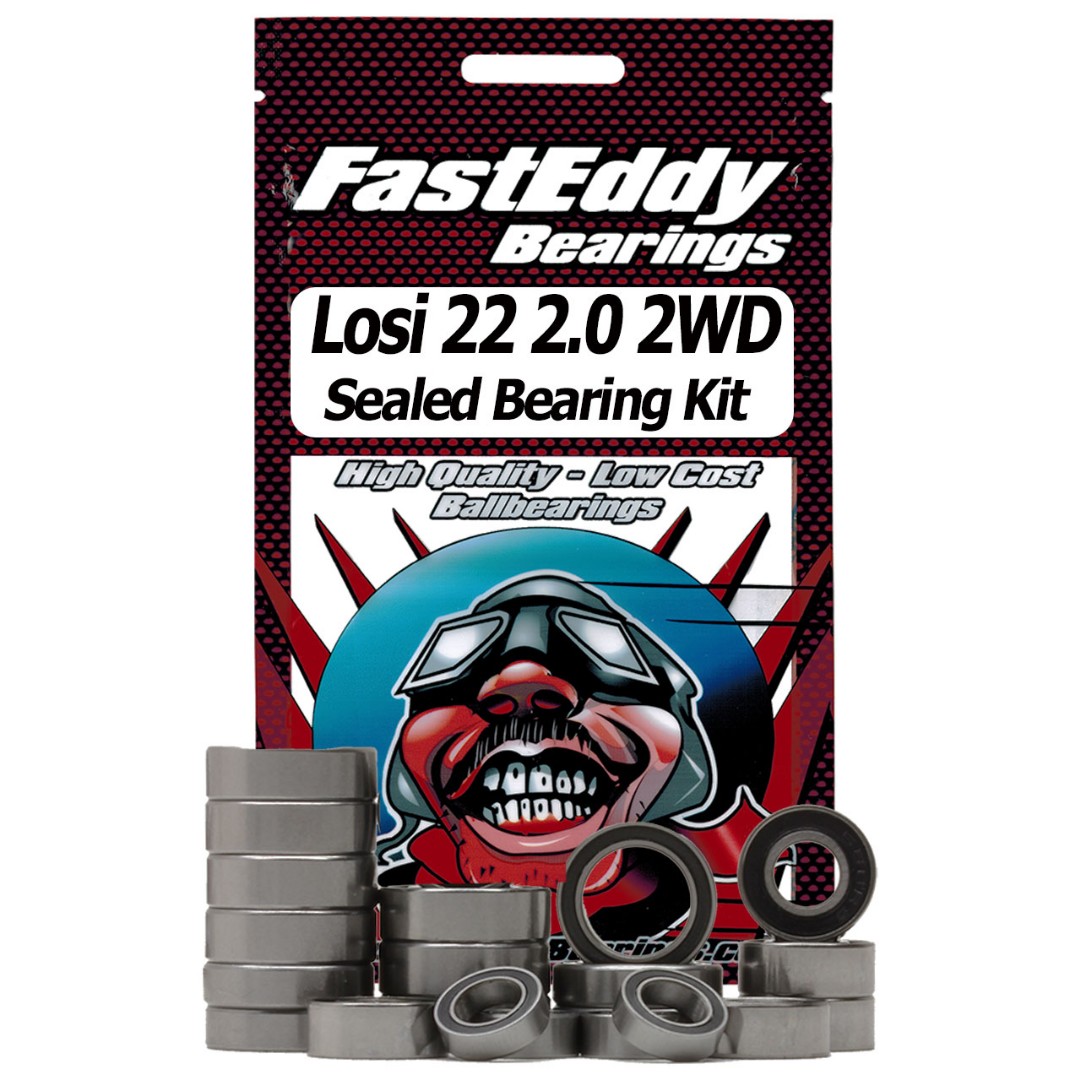 Fast Eddy Team Losi 22 2.0 2WD Mid-Motor 2WD Sealed Bearing Kit