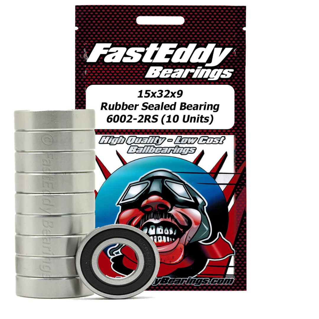 Fast Eddy Traxxas 6068 Rubber Sealed Replcmnt Brng 15x32x9 (10)