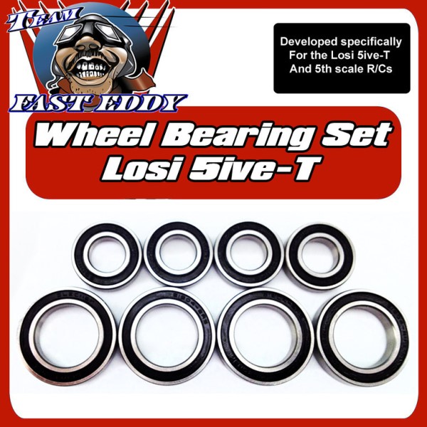 Fast Eddy Losi 5ive-T Wheel Bearing Set - Click Image to Close