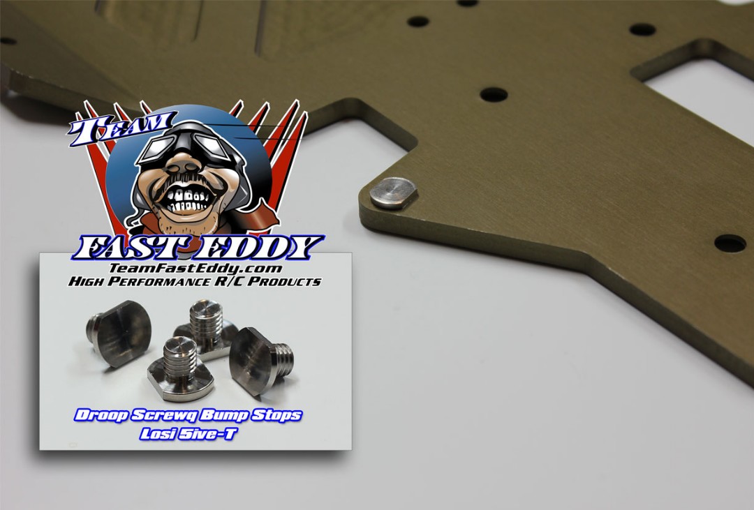 Fast Eddy Droop Screw Bump Stops Losi 5ive - Click Image to Close