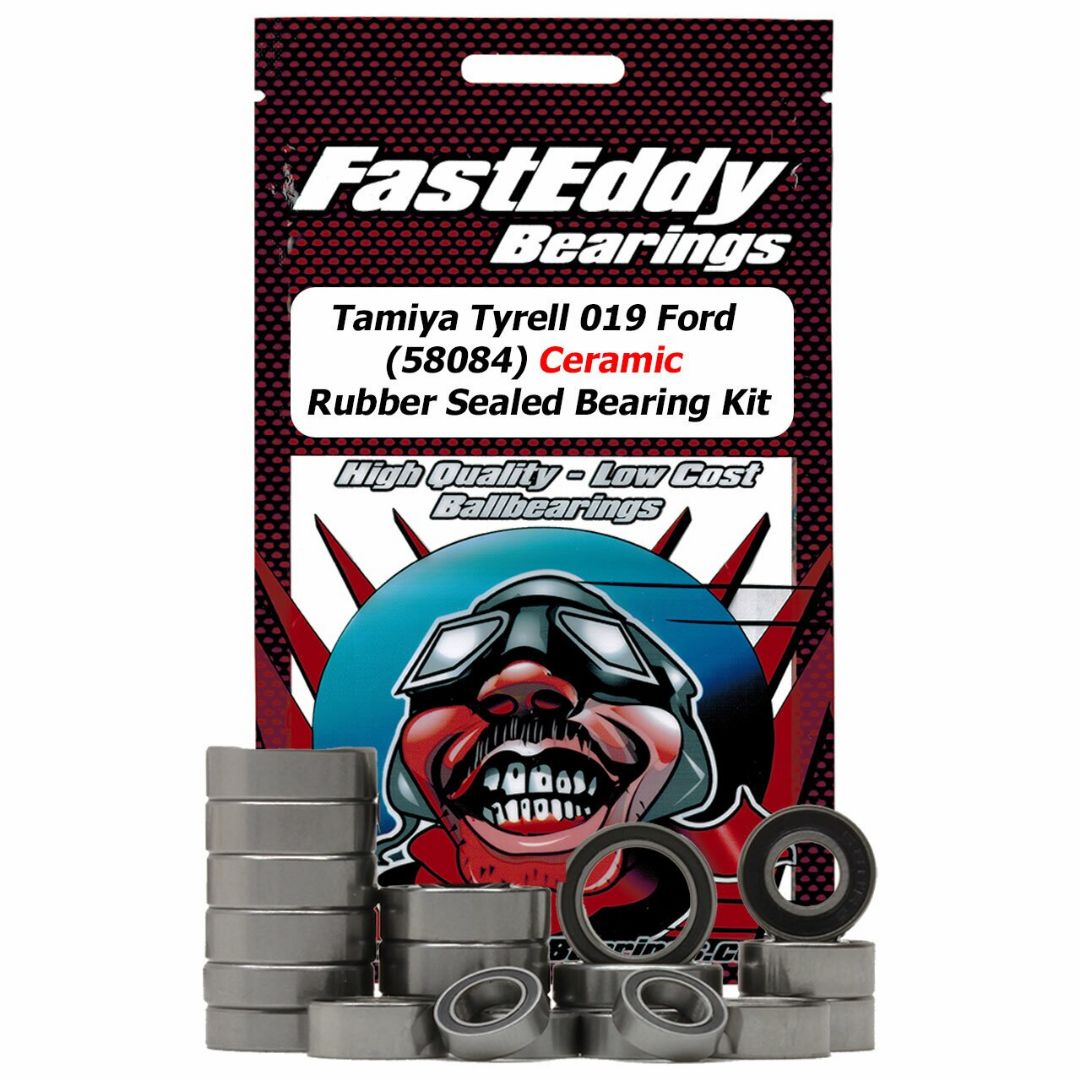 Fast Eddy Tamiya Tyrell 019 Ford (58084) Ceramic Rubber Sealed Bearing Kit