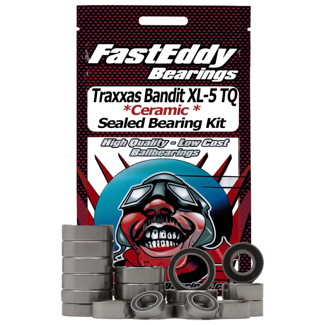 Fast Eddy Traxxas Bandit XL-5 TQ Ceramic Rubber Sealed Kit