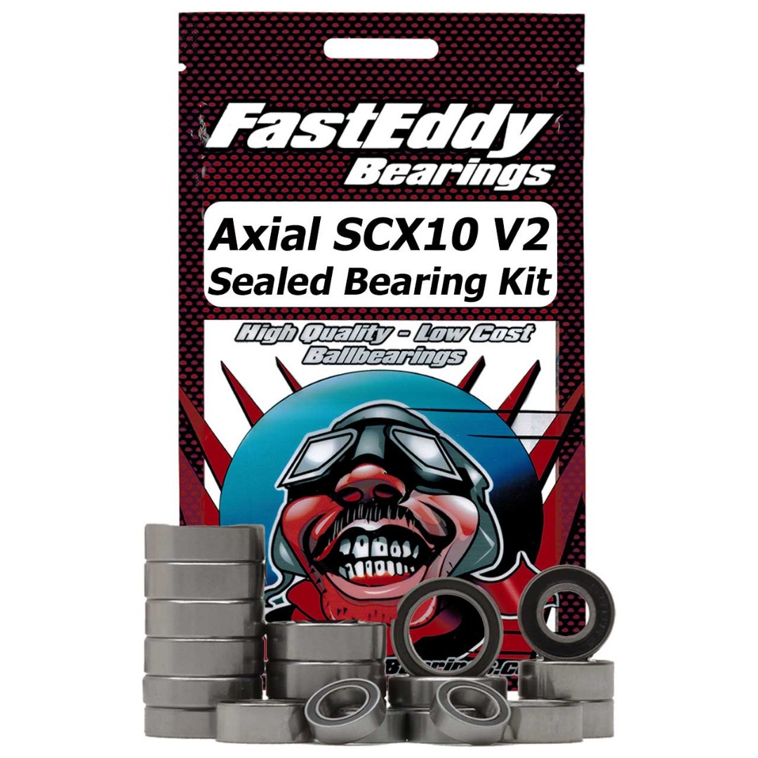 Fast Eddy Axial SCX10 II (V2) Sealed Bearing Kit - Click Image to Close