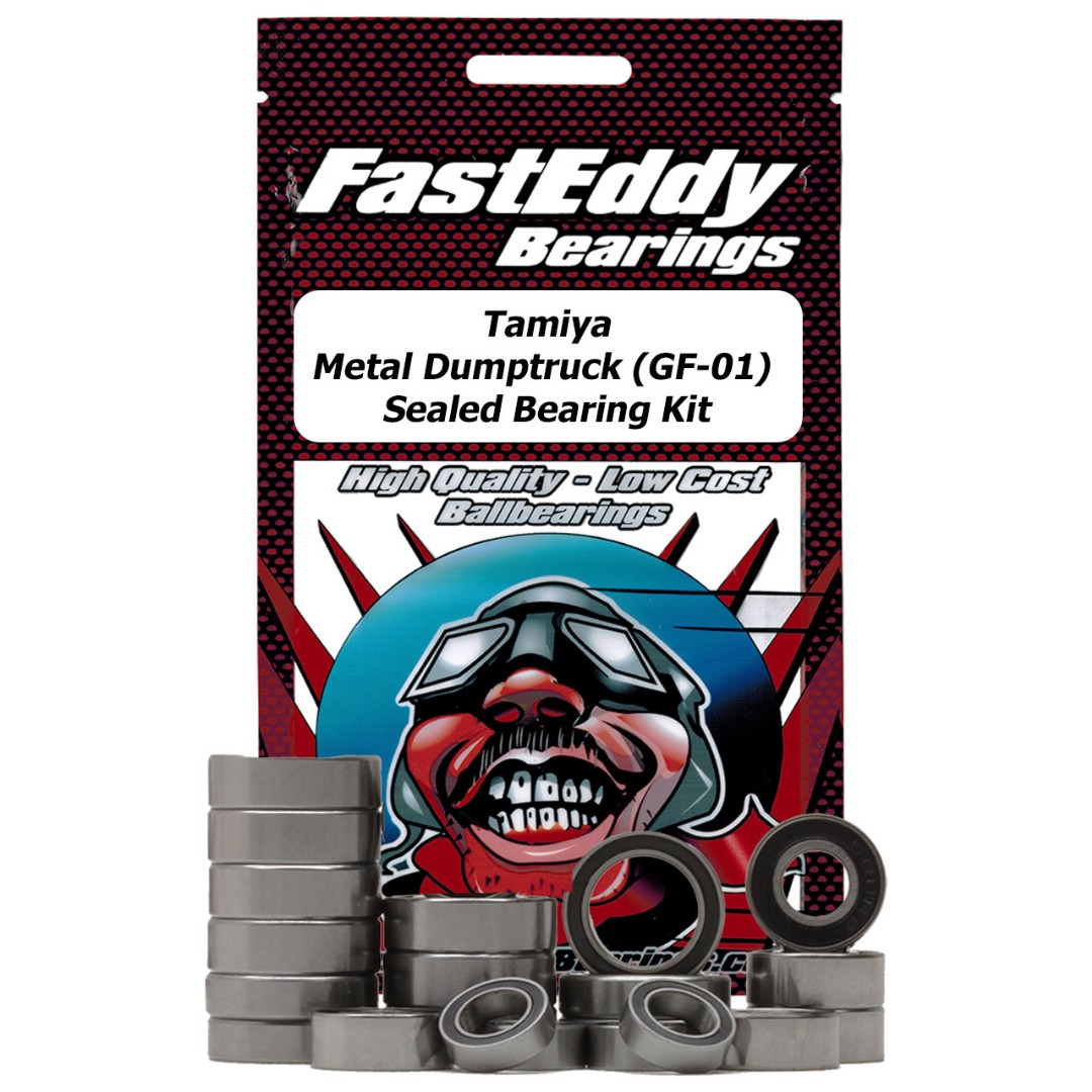 Fast Eddy Tamiya Metal Dumptruck (GF-01) Sealed Bearing Kit