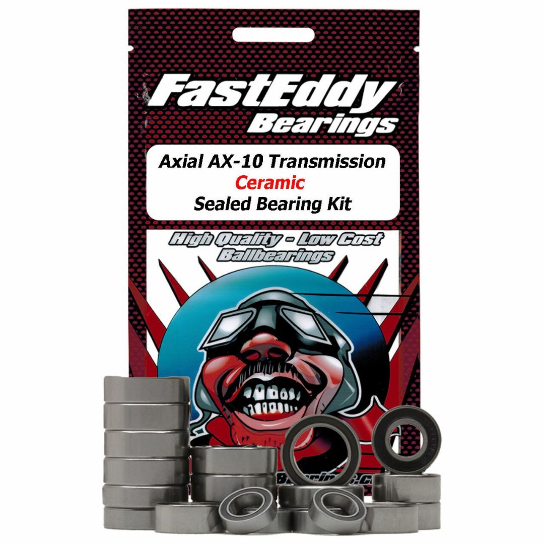 Fast Eddy Axial AX-10 Transmission Ceramic Sealed Bearing Kit