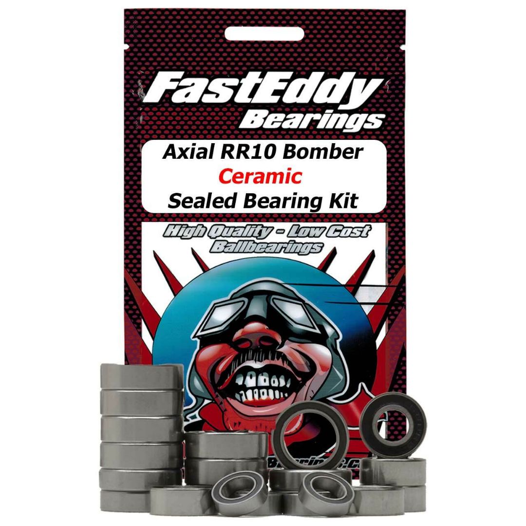 Fast Eddy Axial RR10 Bomber Ceramic Sealed Bearing Kit