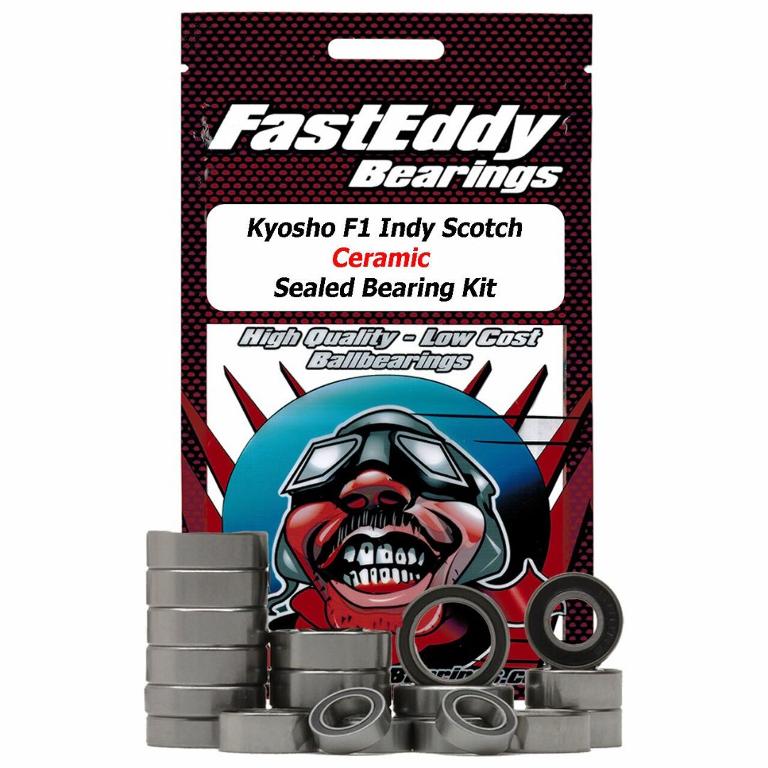 Fast Eddy Kyosho F1 Indy Scotch Ceramic Sealed Bearing Kit