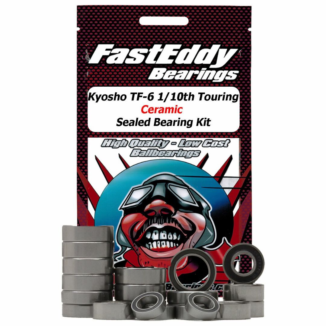 Fast Eddy Kyosho TF-6 1/10th Touring Ceramic Sealed Bearing Kit