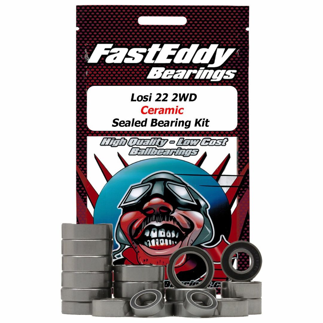 Fast Eddy Losi 22 2WD Ceramic Sealed Bearing Kit - Click Image to Close