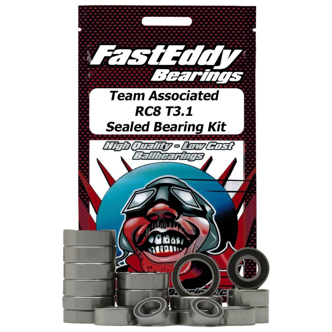 Fast Eddy Team Associated RC8 T3.1 Sealed Bearing Kit