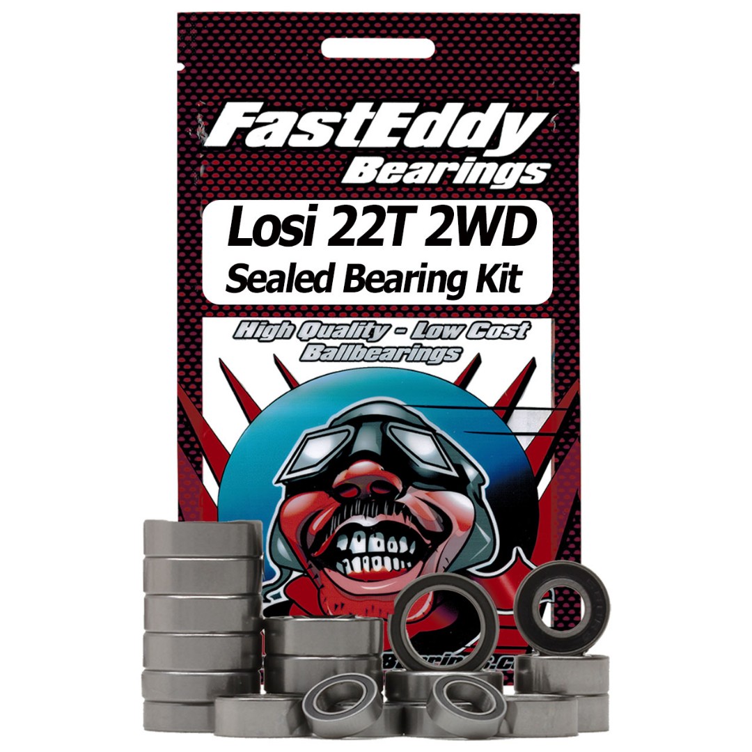 Fast Eddy Losi 22T 2WD Sealed Bearing Kit - Click Image to Close