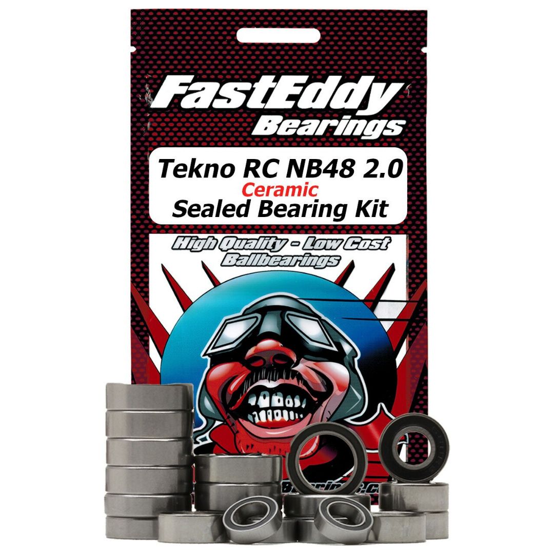 Fast Eddy Tekno RC NB48 2.0 Ceramic Sealed Bearing Kit