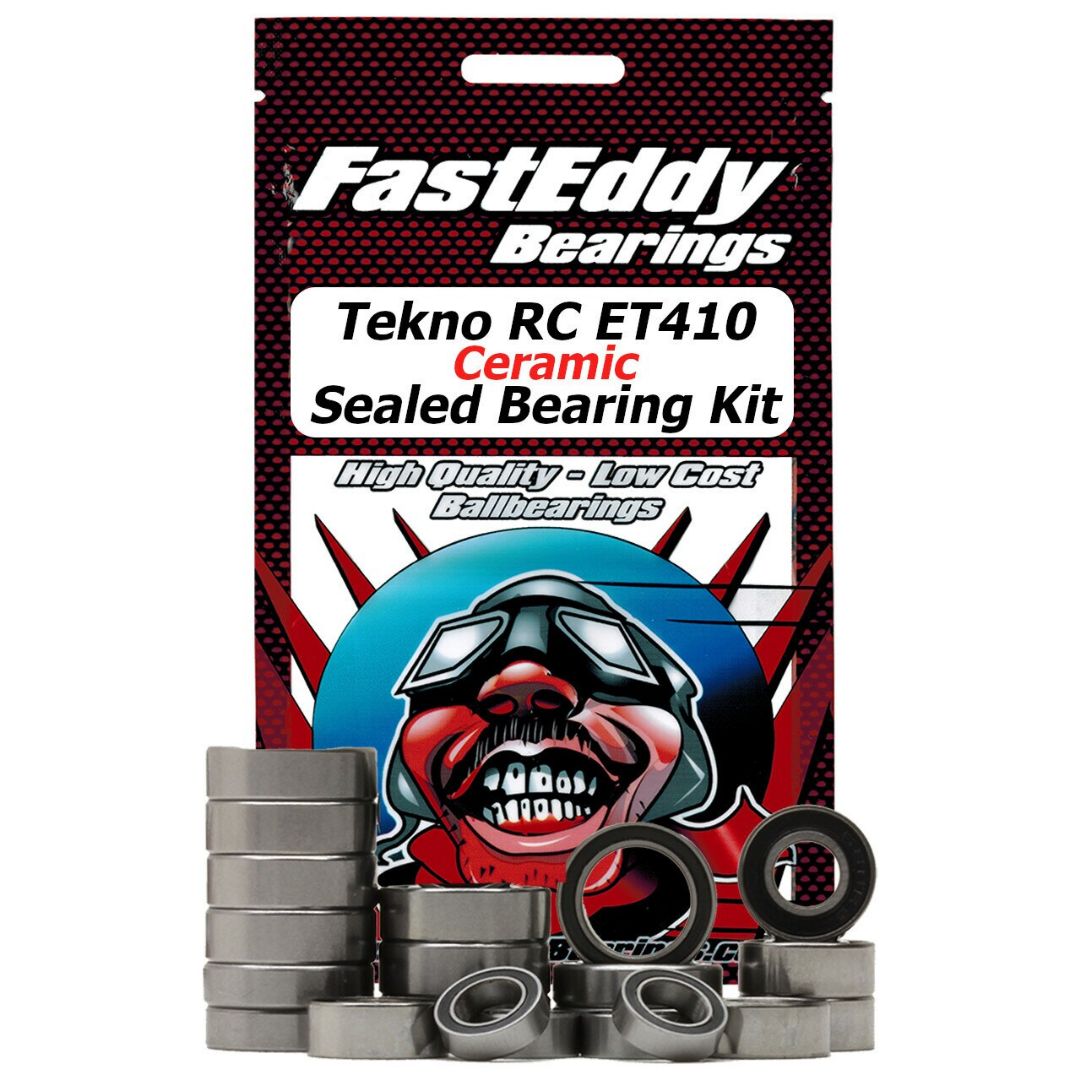 Fast Eddy Tekno RC ET410 Ceramic Sealed Bearing Kit