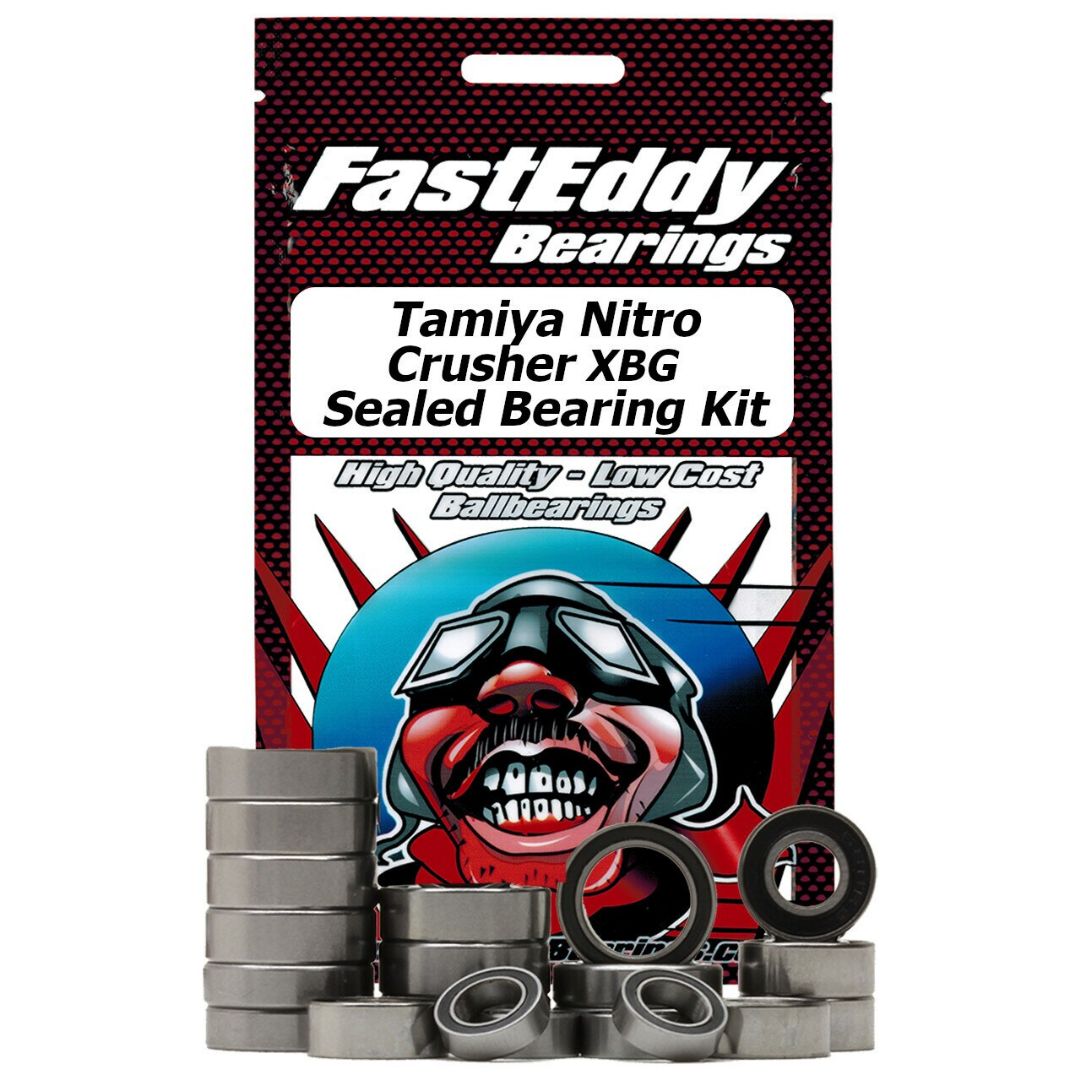 Fast Eddy Tamiya Nitro Crusher XBG Sealed Bearing Kit - Click Image to Close