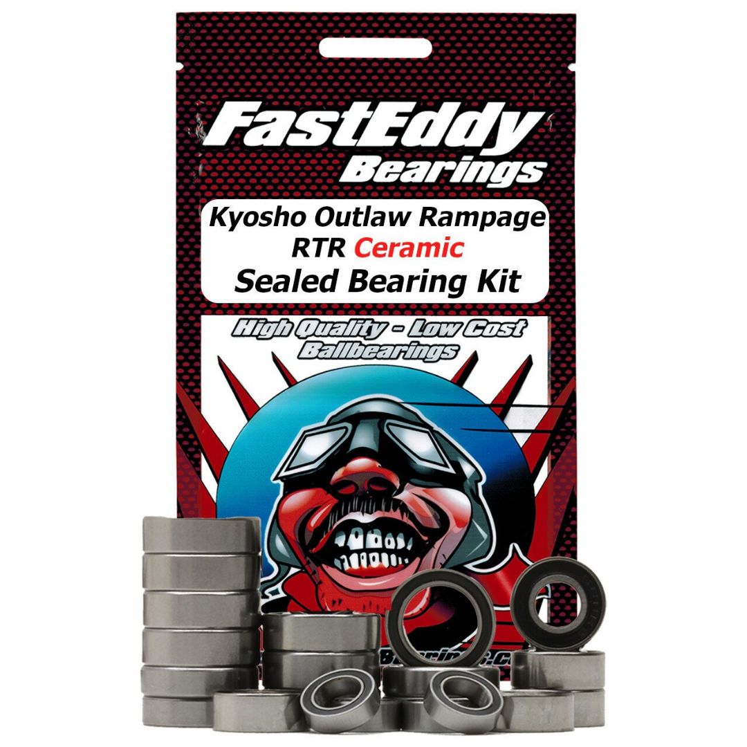 Fast Eddy Kyosho Outlaw Rampage RTR Ceramic Sealed Bearing Kit