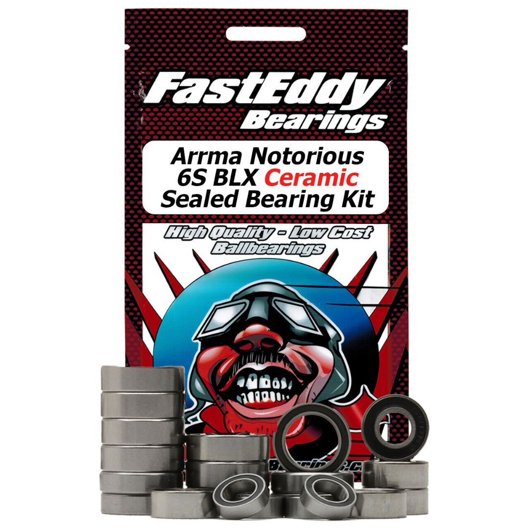 Fast Eddy Arrma Notorious 6S BLX Ceramic Sealed Bearing Kit